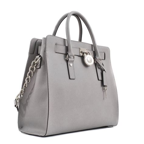 hamilton bag michael kors gray|Michael Kors Hamilton bag discount.